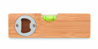 Logo trade promotional items image of: Spirit level and bottle opener