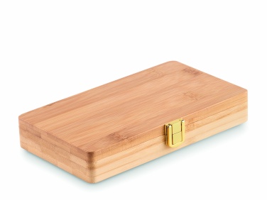 Logotrade promotional gift image of: 21 pcs tool set in bamboo case