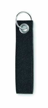 Logotrade promotional merchandise photo of: RPET felt key ring Hämeenlinna