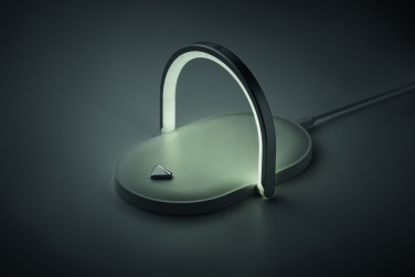Logo trade advertising products image of: Light and wireless charger 10W