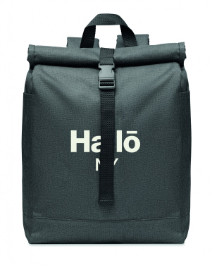 Logotrade promotional merchandise picture of: 600D RPET 2 tone backpack