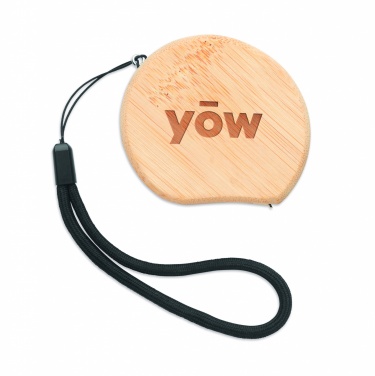 Logotrade promotional product picture of: Measuring tape in bamboo 2m