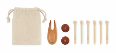 Logo trade promotional products image of: Golf accessories set in pouch