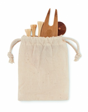 Logotrade promotional giveaway picture of: Golf accessories set in pouch