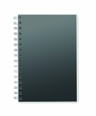 Logo trade promotional gift photo of: A5 RPET notebook recycled lined
