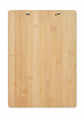 Logo trade promotional products image of: A4 bamboo clipboard