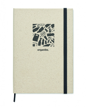 Logo trade promotional gifts picture of: A5 grass notebook 80 lined