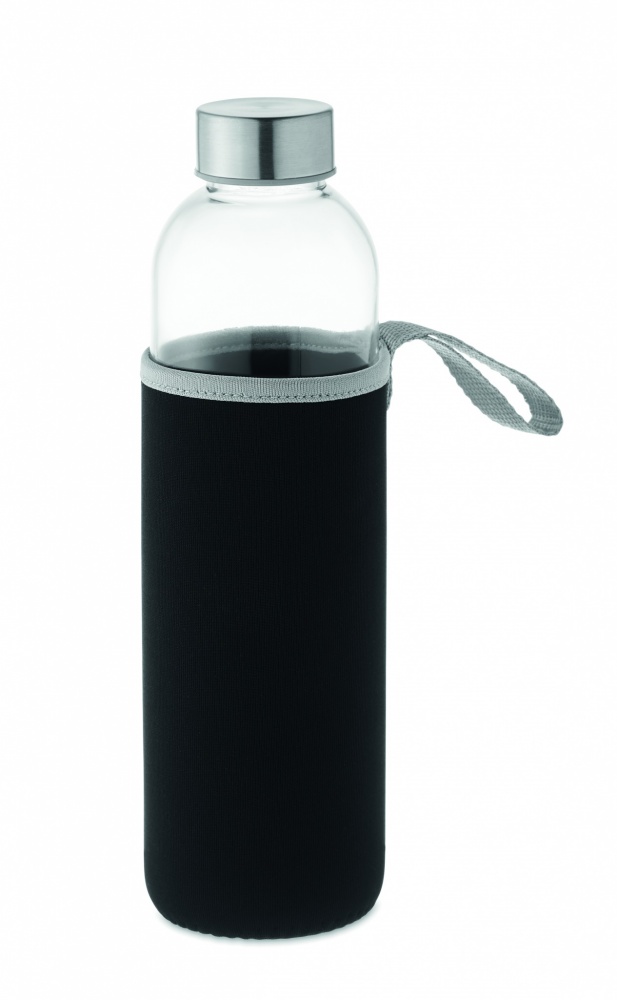 Logo trade promotional merchandise photo of: Glass bottle in pouch 750ml