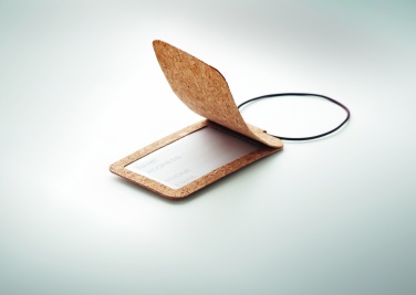 Logotrade promotional giveaway image of: Cork luggage tag
