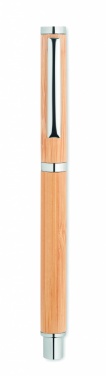 Logo trade advertising products picture of: Bamboo gel pen