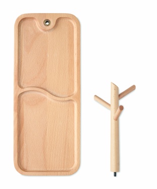 Logo trade advertising products image of: Wooden organizer tray