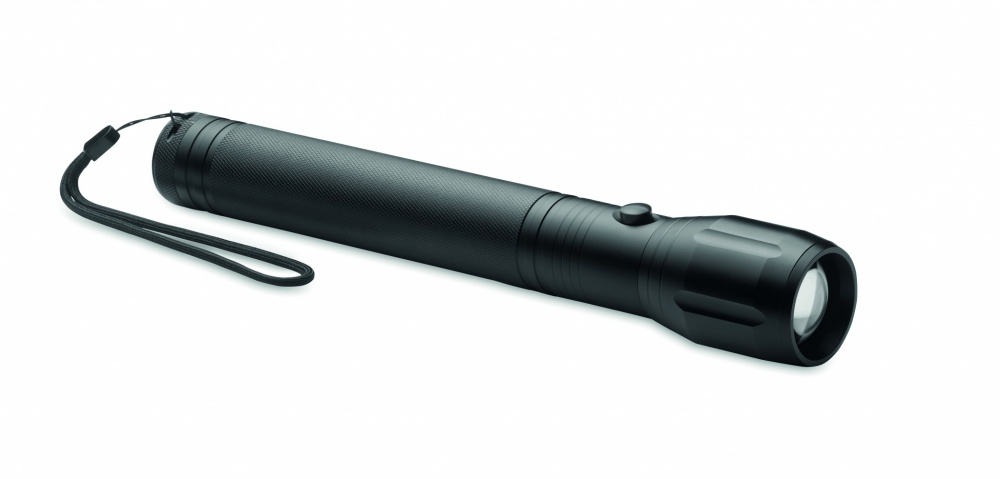 Logo trade promotional product photo of: Large aluminium LED flashlight