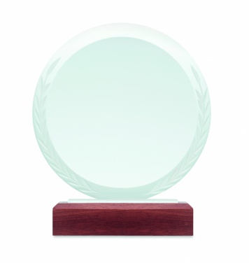 Logo trade promotional items picture of: Round award plaque