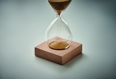Logo trade business gifts image of: 5 minute sand hourglass