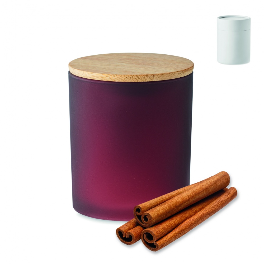 Logotrade promotional item picture of: Plant based wax candle 280 gr