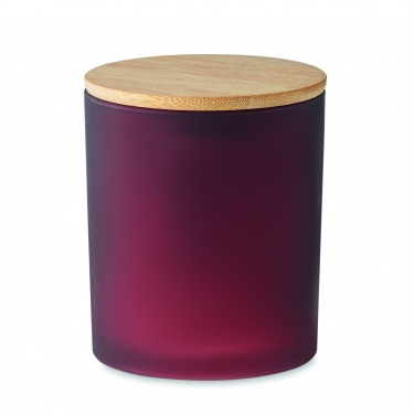 Logo trade corporate gift photo of: Plant based wax candle 280 gr