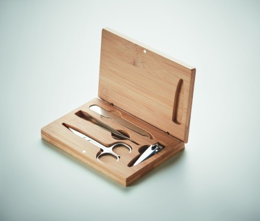 Logo trade promotional giveaways image of: Manicure nail tool set