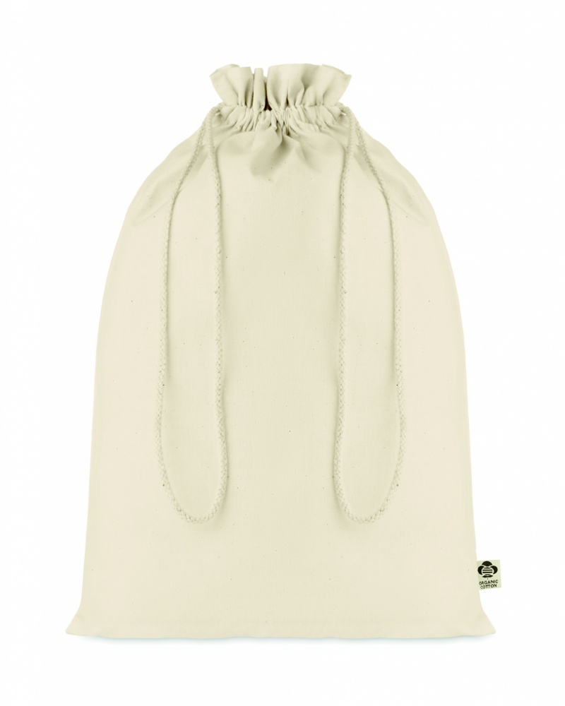 Logo trade corporate gifts picture of: Large organic cotton gift bag