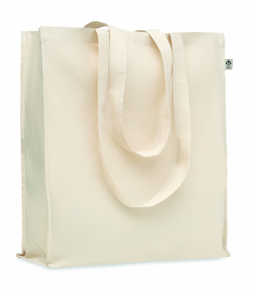 Logo trade promotional gifts picture of: Organic cotton shopping bag