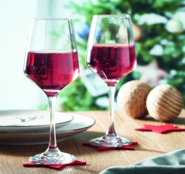 Logo trade promotional products image of: Set of 2 wine glasses