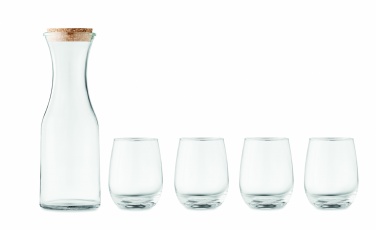 Logotrade promotional products photo of: Set of recycled glass drink