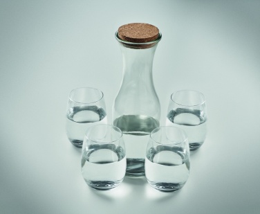 Logotrade promotional merchandise image of: Set of recycled glass drink
