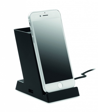 Logo trade promotional products picture of: Wireless charger ABS 15W