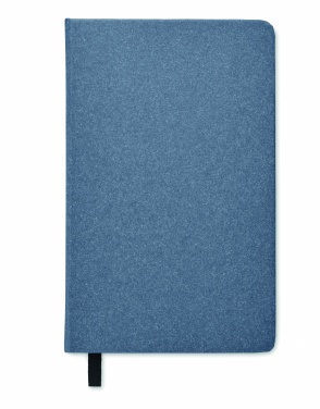 Logo trade business gifts image of: A5 recycled page notebook