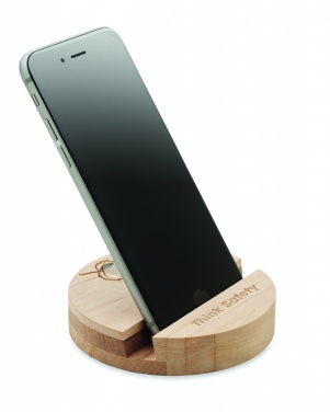 Logotrade corporate gifts photo of: Birch Wood phone stand