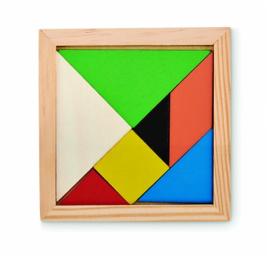 Logotrade promotional giveaway picture of: Tangram puzzle in wood