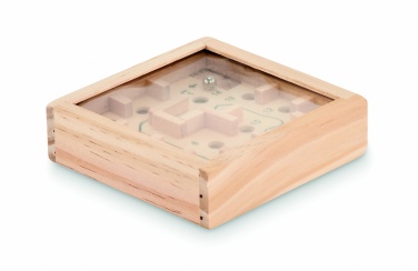 Logo trade corporate gift photo of: Pine wooden labyrinth game
