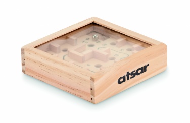 Logotrade promotional product picture of: Pine wooden labyrinth game