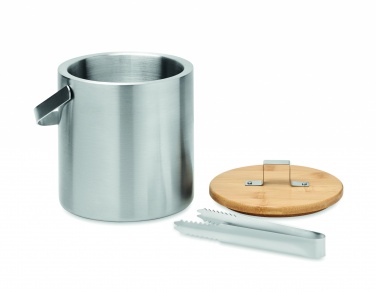 Logo trade promotional gifts picture of: Double walled 1.2L Ice bucket