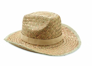 Logo trade corporate gifts picture of: Natural straw cowboy hat