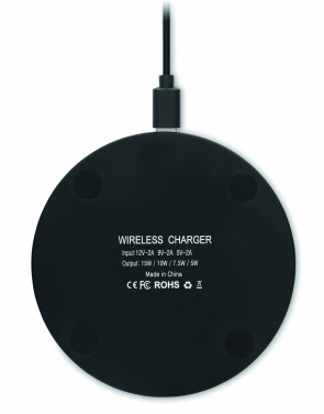 Logotrade advertising product image of: Glass wireless 10W charger