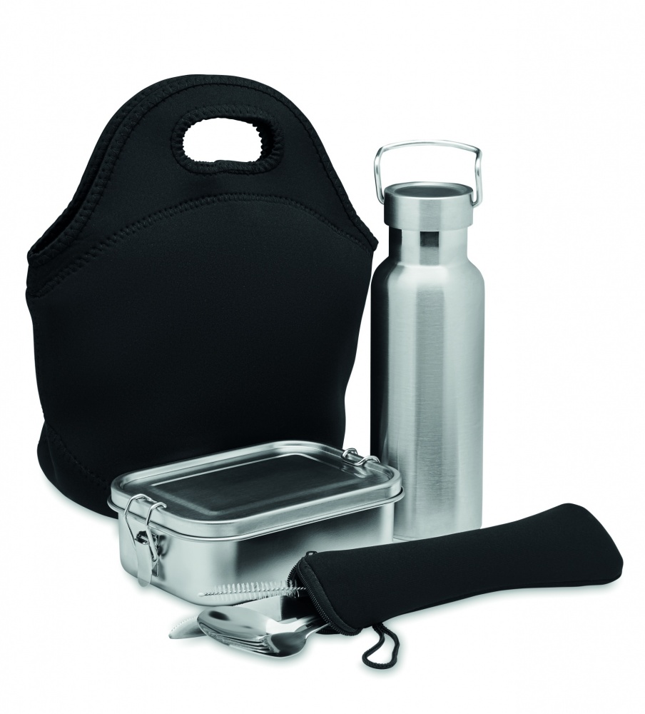Logotrade corporate gift picture of: Lunch set in stainless steel