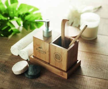 Logotrade promotional gift image of: 3 piece bath set in bamboo