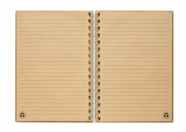 Logotrade advertising product image of: A5 ring bound Bamboo notebook