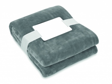 Logotrade business gift image of: RPET fleece blanket 280 gr/m²