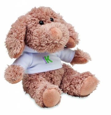 Logo trade promotional gifts image of: Dog plush wearing a hoodie