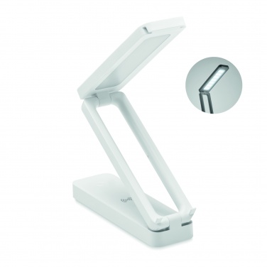 Logo trade promotional merchandise photo of: Lamp and wireless charger 10W