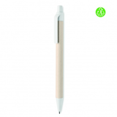 Logo trade promotional merchandise photo of: Milk carton paper ball pen