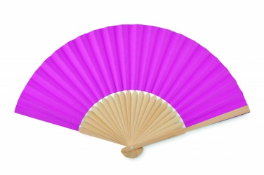 Logo trade promotional items image of: Manual hand fan
