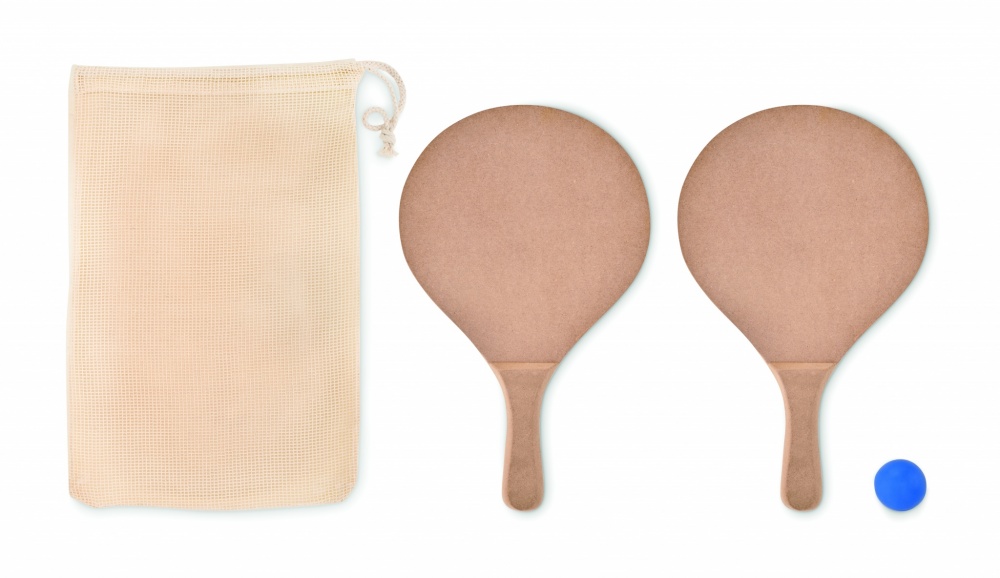 Logo trade business gift photo of: Beach tennis set