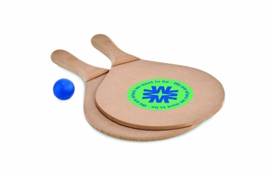 Logo trade advertising products image of: Beach tennis set