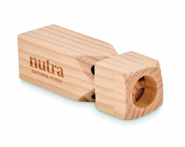 Logotrade promotional item image of: Wooden train whistle