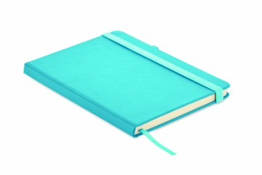 Logo trade promotional gift photo of: Recycled Leather A5 notebook