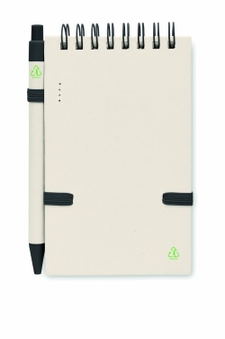 Logo trade promotional item photo of: A6 milk carton notebook set