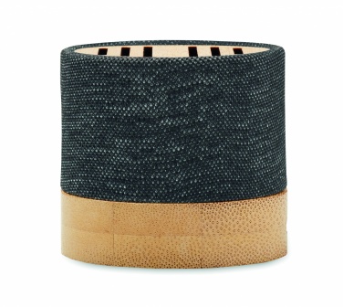 Logo trade promotional giveaway photo of: Bamboo RPET wireless speaker