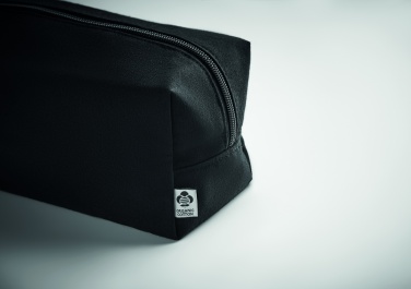 Logotrade promotional gift image of: Canvas cosmetic bag 220 gr/m²